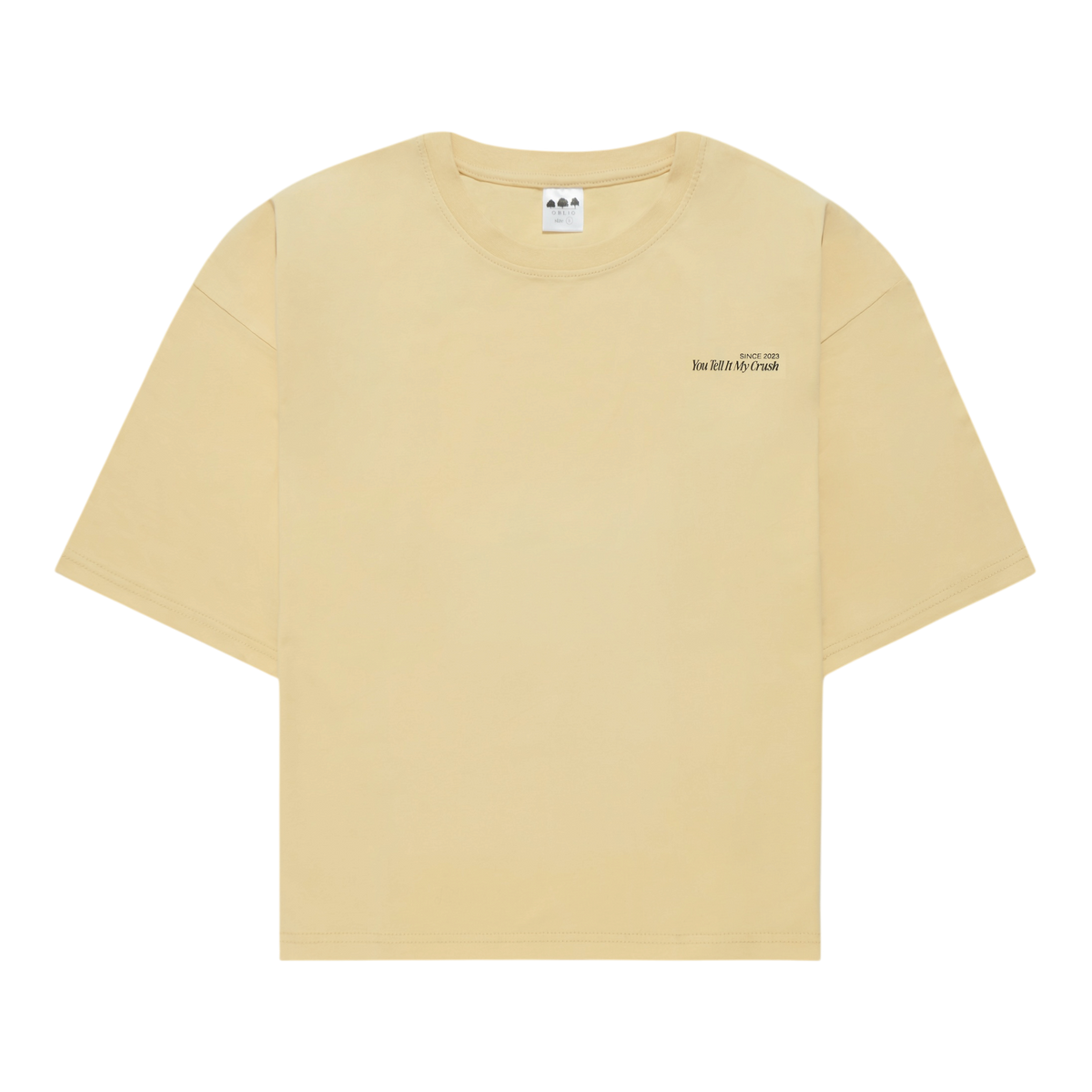 T-shirt crema - Dillo tu alla mia crush