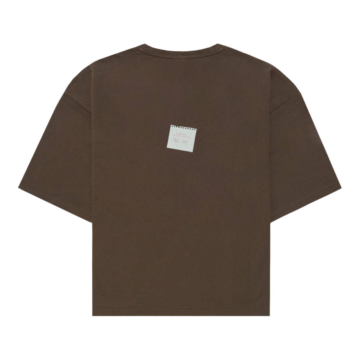 T-shirt marrone - Dillo tu alla mia crush