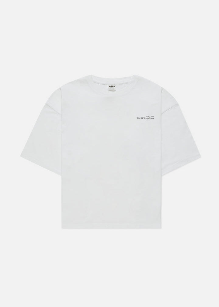 White T-shirt - Tell my crush
