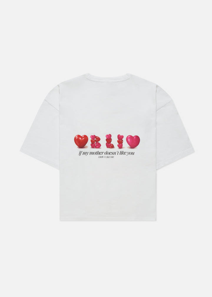 White T-shirt - Tell my crush