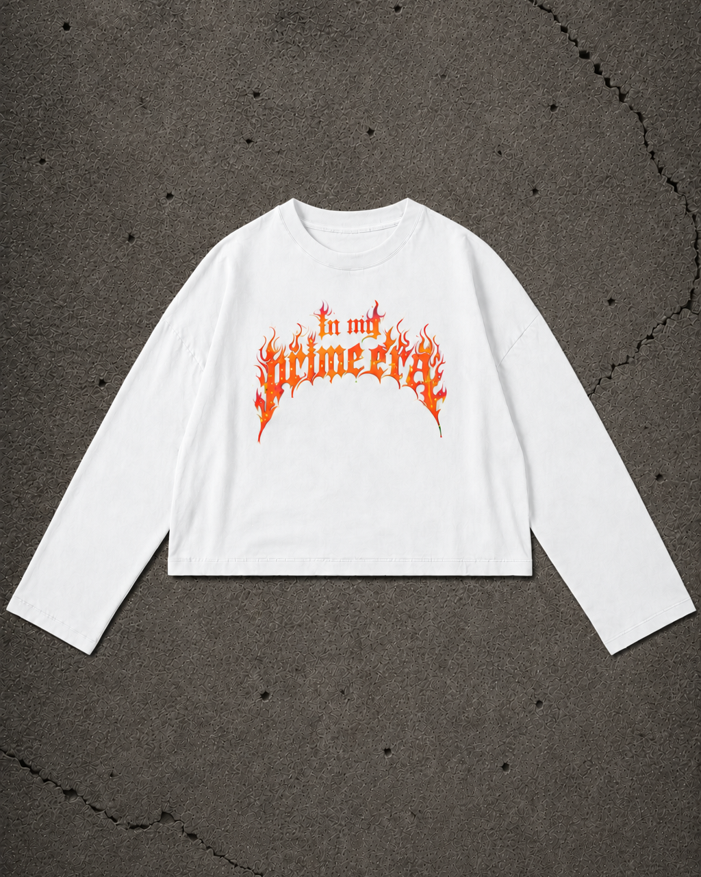 Longsleeve white my prime era