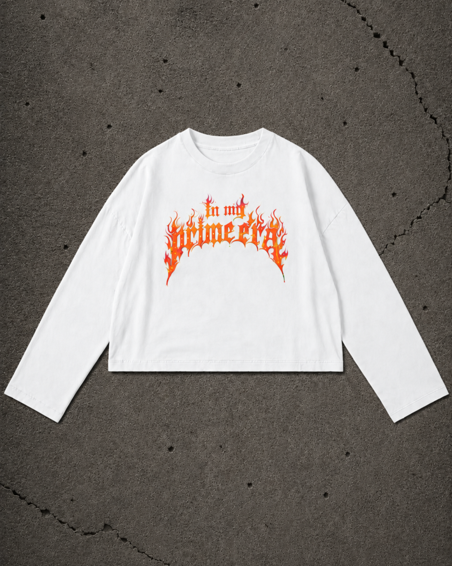 Longsleeve white my prime era