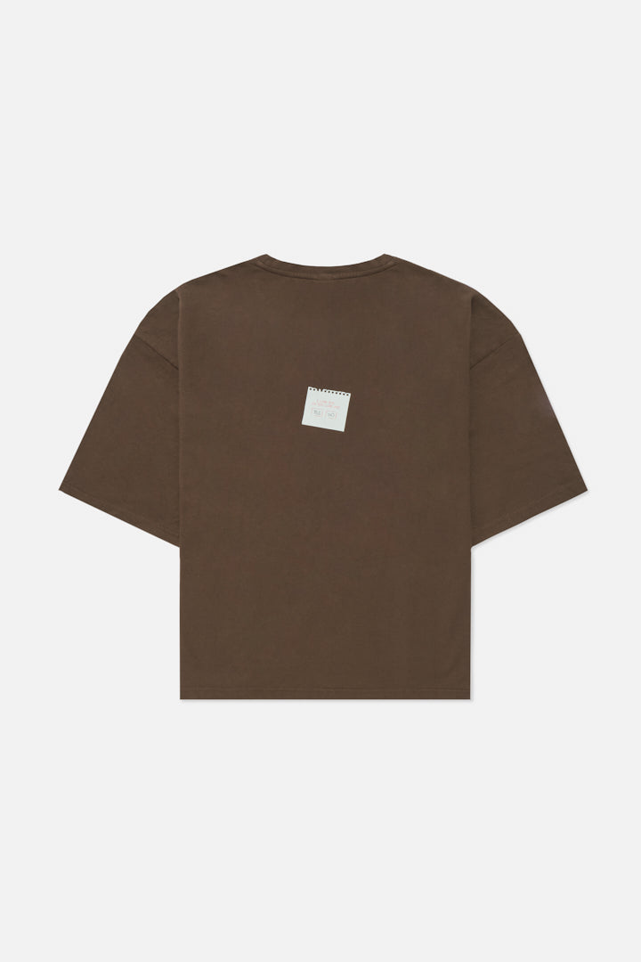 T-shirt marrone - Dillo tu alla mia crush