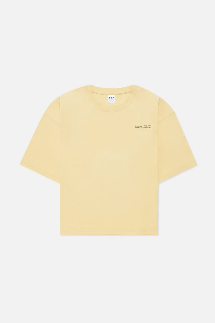 T-shirt crema - Dillo tu alla mia crush