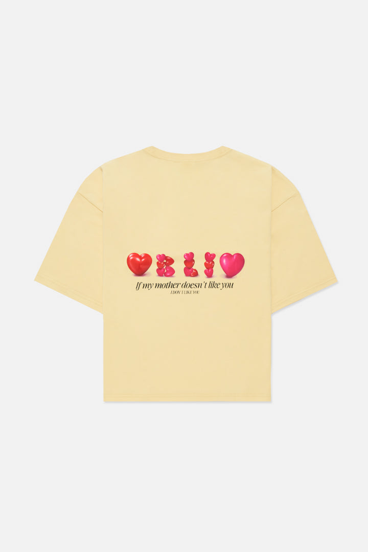 T-shirt crema - Dillo tu alla mia crush